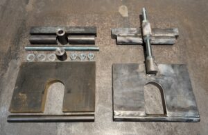 Trekkertrek Trekhaak voor tractorpulling, zelfbouw model.