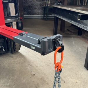 Wisselplaat met 3 Ton’s hijshaak