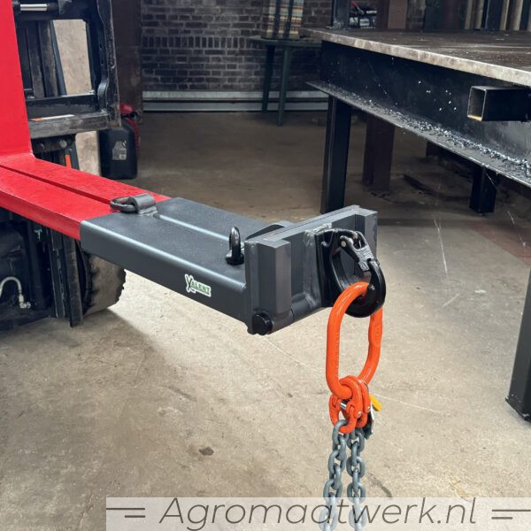 Wisselplaat met 3 Ton’s hijshaak