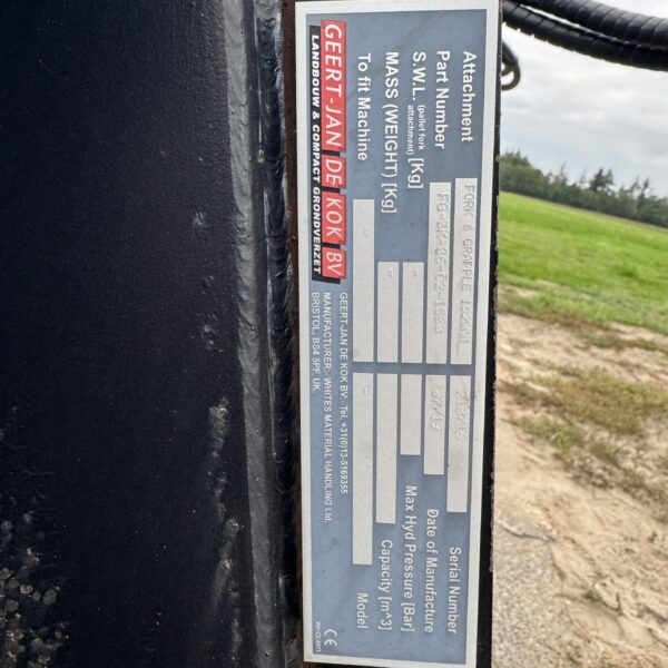 Mestklem 1500mm Nieuw - Afbeelding 7