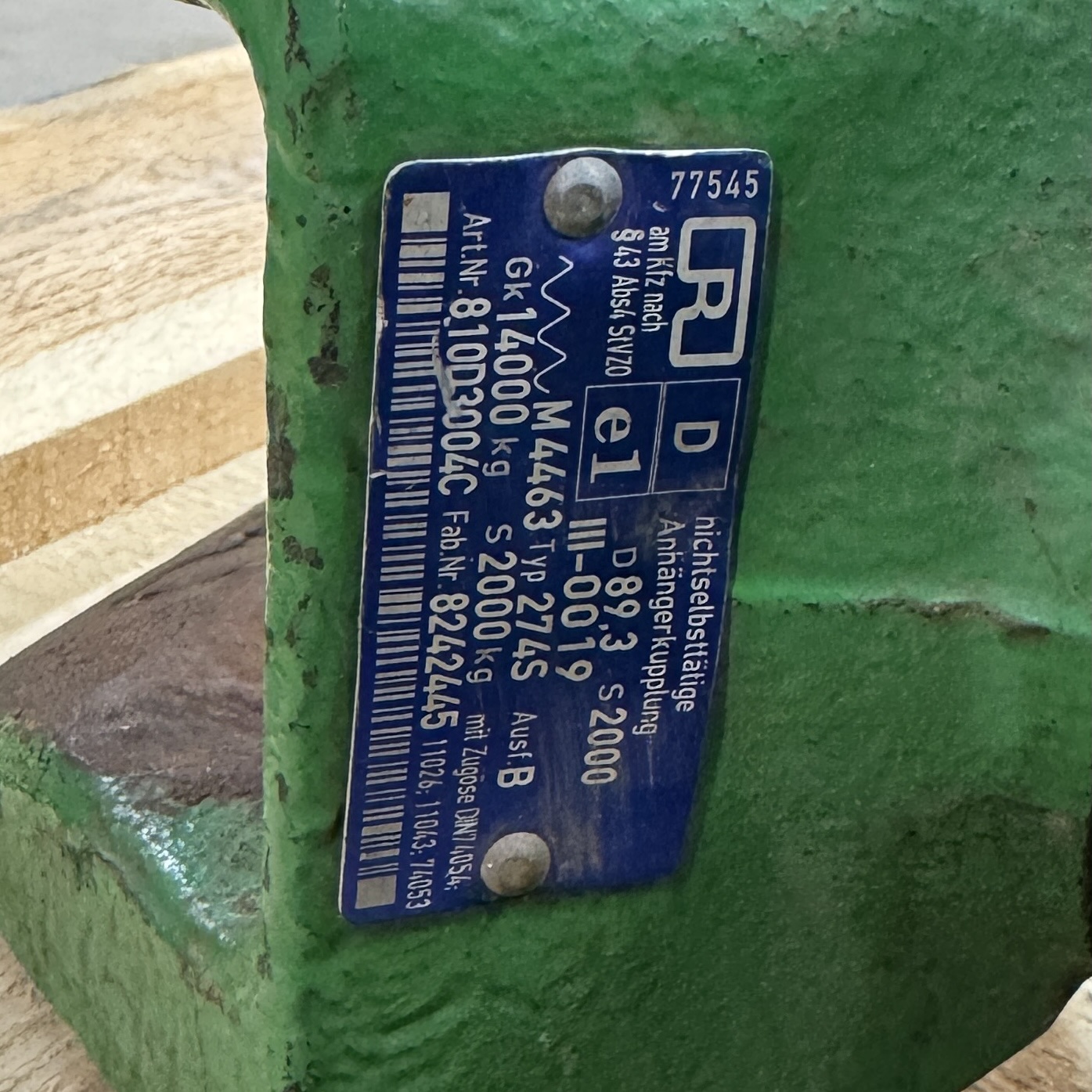 Rockinger aanhangwagenkoppeling 330mm - Afbeelding 6